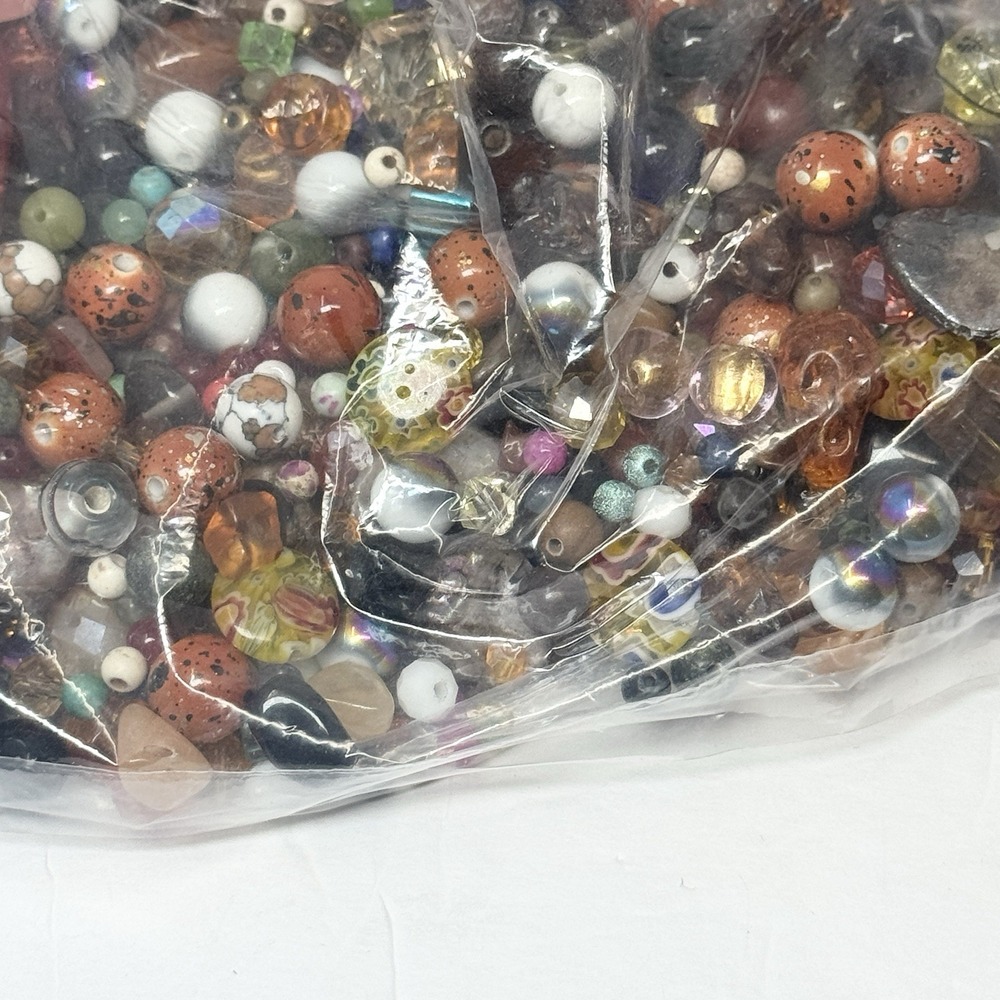 Mixed Bead Soup Glass Shell Stone Jewelry Making Craft Beads Bulk Loose Assorted - Picture 8 of 12